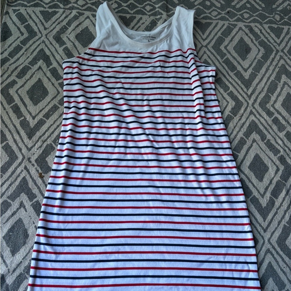 Girls Vineyard Vines Patriotic tank dress